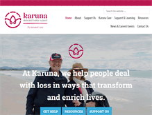 Tablet Screenshot of karuna.org.au